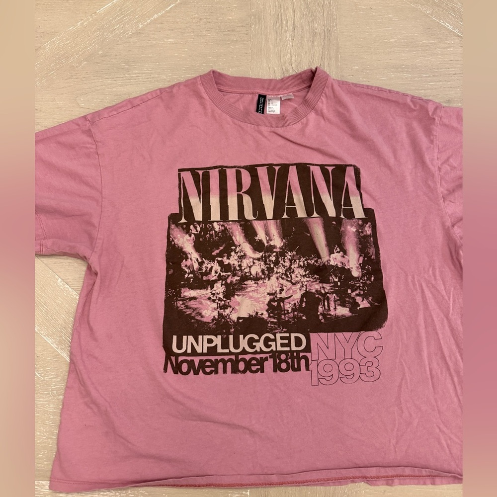 Divided Pink Nirvana Unplugged Tee